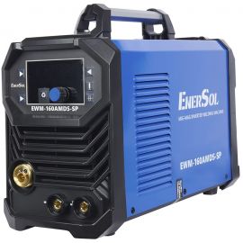 Зварювальний напівавтомат інверторний EnerSol EWM-160AMDS-SP (дріт до 1мм + електрод до 5мм) 20-160А 7.2кВт 160-260В 11.2кг