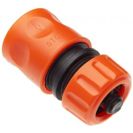 Конектор для шланга SEQUOIA SWC1258A 1/2'-5/8' з аквастопом однокомпонентний пластик 0.03кг