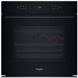 Духова шафа Whirlpool електрична, 73л, A+, дисплей, конвекція, піроліз, телескопічні напрямні, чорний