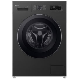 Пральна машина LG фронтальна, 6.5кг, 1200, В, 44см, дисплей, пара, інвертор, чорний