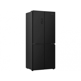 Холодильник SBS Gorenje, 190х65х80см, 4 двері, 286(149)л, А+, NoFrost+, Інвертор , Зона св-ті, Диспл, Чорний