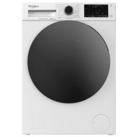 Пральна машина Whirlpool фронтальна, 7кг, 1200, A, 49.6см, дисплей, пара, інвертор, люк чорний, білий