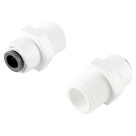 Фітинг Itiger прямий трубка 1/4"-різьба зовнішня 3/8"