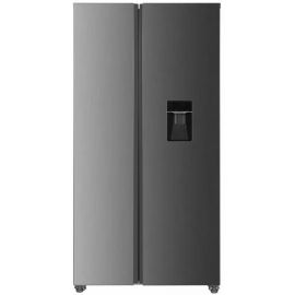 Холодильник Snaige SBS, 177x91х58, холод.відд.-291л, мороз.відд.-151л, 2дв., E, NF, диспенсер, нержавіюча сталь