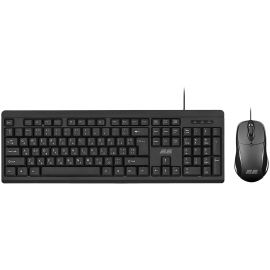 Комплект клавіатура та миша 2E MK401 USB-A, EN/UK/RU, чорний