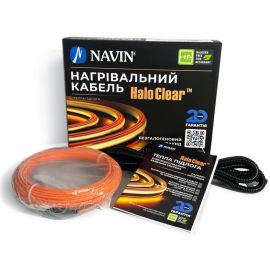 Кабель нагрівальний Navin HaloClear 18/340 двожильний для систем опалення 2.3м кв, 18.9м 340Вт 230В