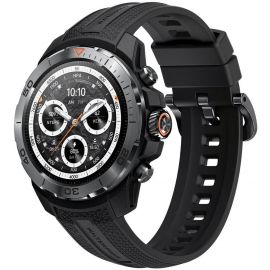 Смарт-годинник Mibro GS Explorer 48мм, 1.32", 466x466, AMOLED, BT 5.3, Dual-band GPS, 10 ATM, чорний обсидіан