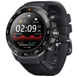 Смарт-годинник Mibro GS Explorer S 48мм, 1.32", 466x466, AMOLED, BT 5.3, Dual-band GPS, 10 ATM, чорний обсидіан