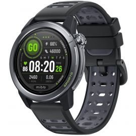 Смарт-годинник Mibro GS Active 2 46мм, 1.32", 466x466, AMOLED, BT 5.3, GPS, 5 ATM, темно-сірий