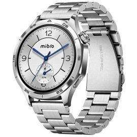 Смарт-годинник Mibro GT 46мм, 1.43", 466x466, AMOLED, BT 5.3, GPS, 5 ATM, сріблястий