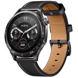 Смарт-годинник Mibro GT 46мм, 1.43", 466x466, AMOLED, BT 5.3, GPS, 5 ATM, темний метал