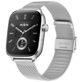 Смарт-годинник Mibro Fit 44мм, 1.75", 390x450, AMOLED, BT 5.3, GPS, 5 ATM, сріблястий