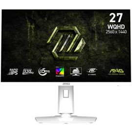 Монітор MSI 27" MAG 274QRFW-X32 2xHDMI, DP, Audio, IPS, 2560x1440, 320Hz, 0.5ms, sRGB 129%, FreeSync, Pivot, HDR400, білий