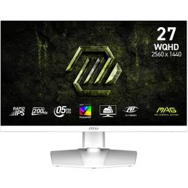Монітор MSI 27" MAG 274QRFW-E20 2xHDMI, DP, Audio, IPS, 2560x1440, 200Hz, 0.5ms, sRGB 124%, AdaptiveSync, Pivot, HDR400, білий
