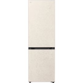 Холодильник LG з нижн. мороз., 186x60х68, холод.відд.-220л, мороз.відд.-113л, 2дв., E, NF, інв., диспл внутр., зона св-ті, бежевий