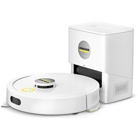 Робот-пилосос karcher RVC 3 Comfort, h=0.97см, вологе прибирання, конт пил -0.24л, вода -0.28л, автон. робота до 130хв, Bluetooth зарядна станція , білий
