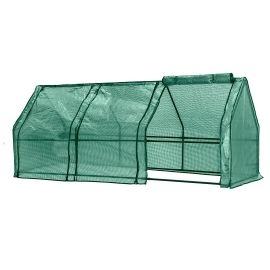 Парник складаний Neo Tools 240x90x90см, ПЕ плівка 135г, зелений