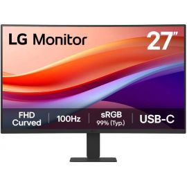 Монітор LG 27" 27U421A-B VA HDMI, USB-C, Audio, VA, 100Hz, sRGB 99%, CURVED