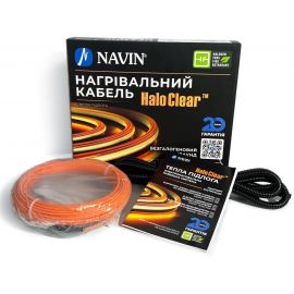 Кабель нагрівальний Navin HaloClear 18/520 двожильний для систем опалення 3.5м кв, 28.9м 520Вт 230В