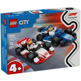 Конструктор LEGO City Автомобілі для перегонів F1 команд Williams Racing та Haas F1