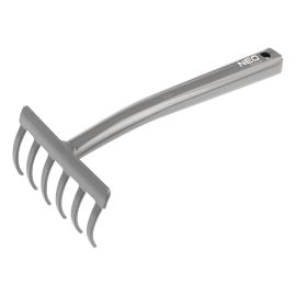 Граблі садові Neo Tools, ширина 11.2см, 6 зубців 28.5см, сталь 0.28кг