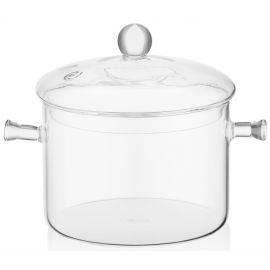 Каструля з кришкою ARDESTO Black Mars 1.5л, боросилікатне скло