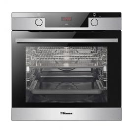 Духова шафа Hansa електрична, 65л, A, дисплей, конвекція, телескопічні направляючі, 3 скла, нержавіюча сталь