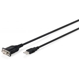 Адаптер DIGITUS USB 2.0 > RS232 (M/M), FT232RNL, 1.8m