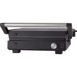Гриль Gorenje прижимний 2000Вт, темп. режимів-7, з`ємні пластини, розкриття на 180°, метал, чорний