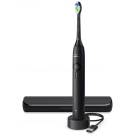 Щітка зубна електр. Philips, Sonicare 3100 series, насадок-1, дорожній футляр, чорний