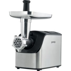М'ясорубка Gorenje, 2200Вт, 2.2кг/хв, 2 решітки, насадка для ковбас, пластик/метал, чорн/нерж