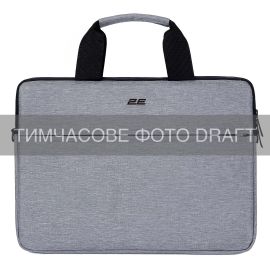 Сумка для ноутбука 2E, Slim Keeper 17", сірий