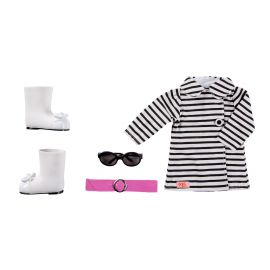 Набір одягу для ляльок Our Generationсмугасте пальто