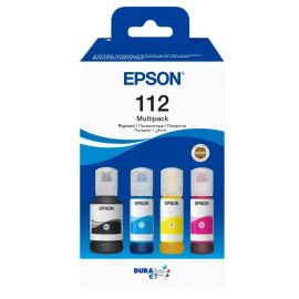 Контейнери з чорнилом Epson 112 EcoTank L11160/L15150/L15160/L6490/L6550/L6570/L15180/L6580 Multipack (C,M,Y,Bk) pigm