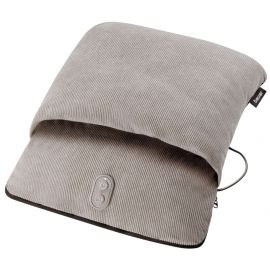 Грілка-масажер Beurer для тіла, від мережі, вібромасаж і тепло, сірий