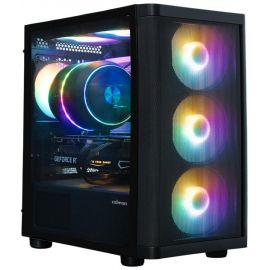 Корпус Zalman M4 SE без БП, 1xUSB3.0, 2xUSB2.0, 6x120мм FRGB, VGA 320мм, LCS ready, TG Side Panel, mATX, чорний