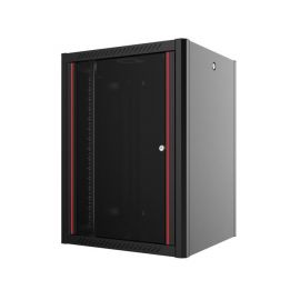 Шафа MIRSAN 19", 12U, WTN, 600x560 мм, максимально 100 кг, чорна