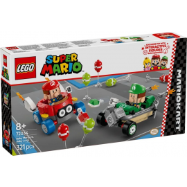 Конструктор LEGO Super Mario Mario Kart – Baby Mario vs. Baby Luigi