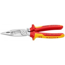 Кліщі багатофункціональні KNIPEX, діелектричні, для робіт під напругою 10000В, 200мм