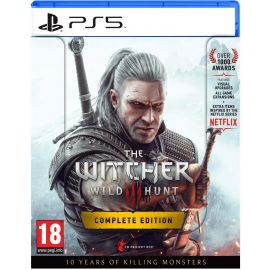Гра консольна PS5 The Witcher 3: Wild Hunt Complete Edition + 10th Anniversary Steelbook, BD диск