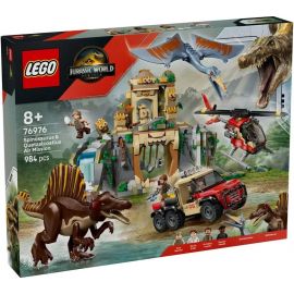 Конструктор LEGO Jurassic World Повітряна місія зі спинозавром і кетцалькоатлем
