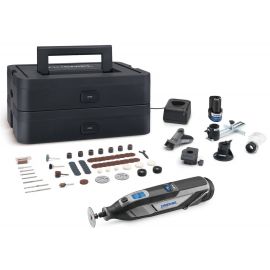 Шліфмашина шліфувально-гравірувальна Dremel 88240 5/65 Platinum+ 12В 2х2А·год 5000-35000об/хв 65 насадок ЗП кейс 0.66кг