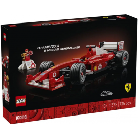 Конструктор LEGO Icons Ferrari F2004 та Michael Schumacher