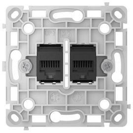 Реле розетки Ajax OutletCore LAN Vertical чорна (128848.165.BL)