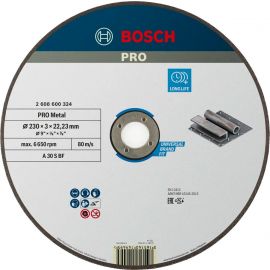 Диск відрізний Bosch Professional для металу 230x3x22.23мм