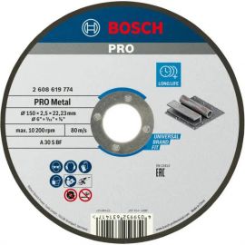 Диск відрізний Bosch Professional для металу 125x2.5x22.23мм