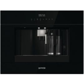 Кавомашина Gorenje вбудована, 1,8л, зерно+мелена, автомат.капуч, дисплей, сернор.керування, підсвітка, чорний