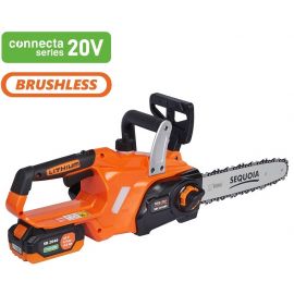 Пила ланцюгова акумуляторна SEQUOIA SBC2012BS-EV 20В акб 1х4.0А·год шина 30см 1/4" 6.0м/с ЗП 3.2кг