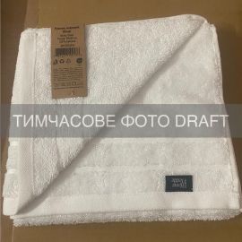 Рушник махровий ARDESTO Ritual 70х140см, 100% бавовна, білий