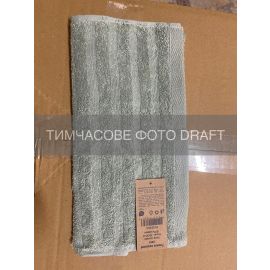 Рушник махровий ARDESTO Lines 30х50см, 100% бавовна, зелений